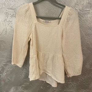 Madewell Cream Shirt